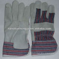 white fashion leather gloves